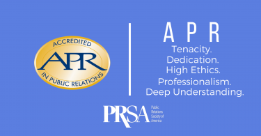 Accreditation in PR Banner image