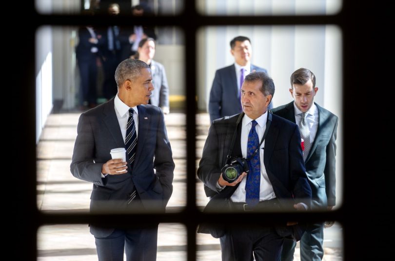 President Obama and White House photographer Pete Souza