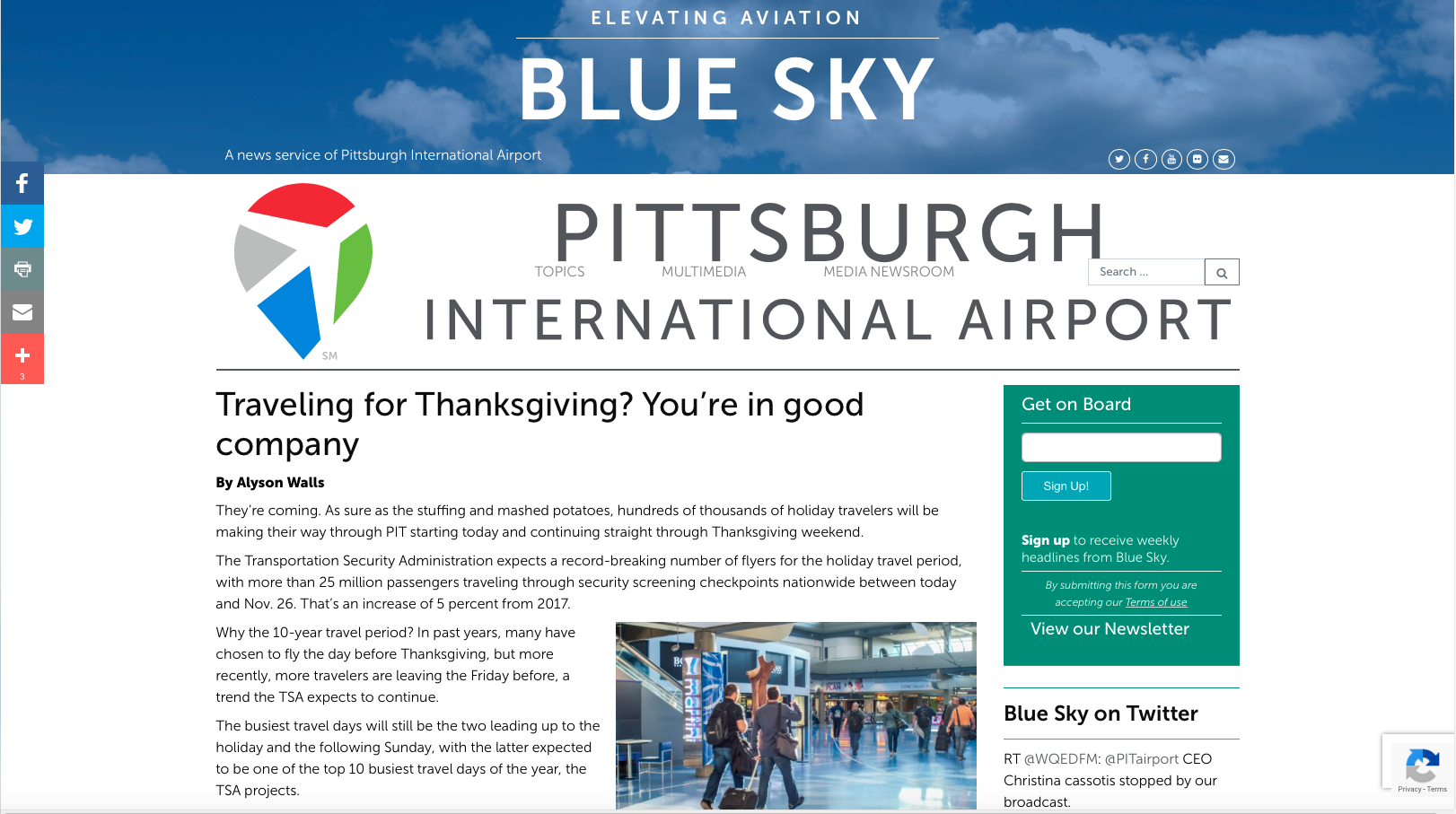 Around the World in 7 Days? - Blue Sky PIT News Site